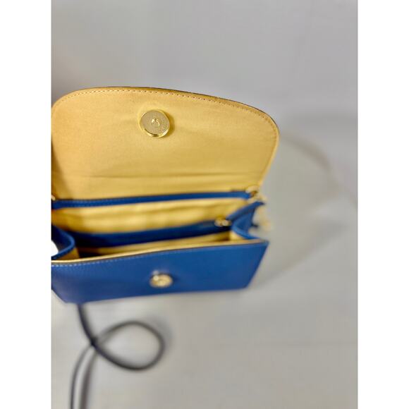 Periwinkle Nanette Lepore cross body small leather bag. Never used - Picture 9 of 10